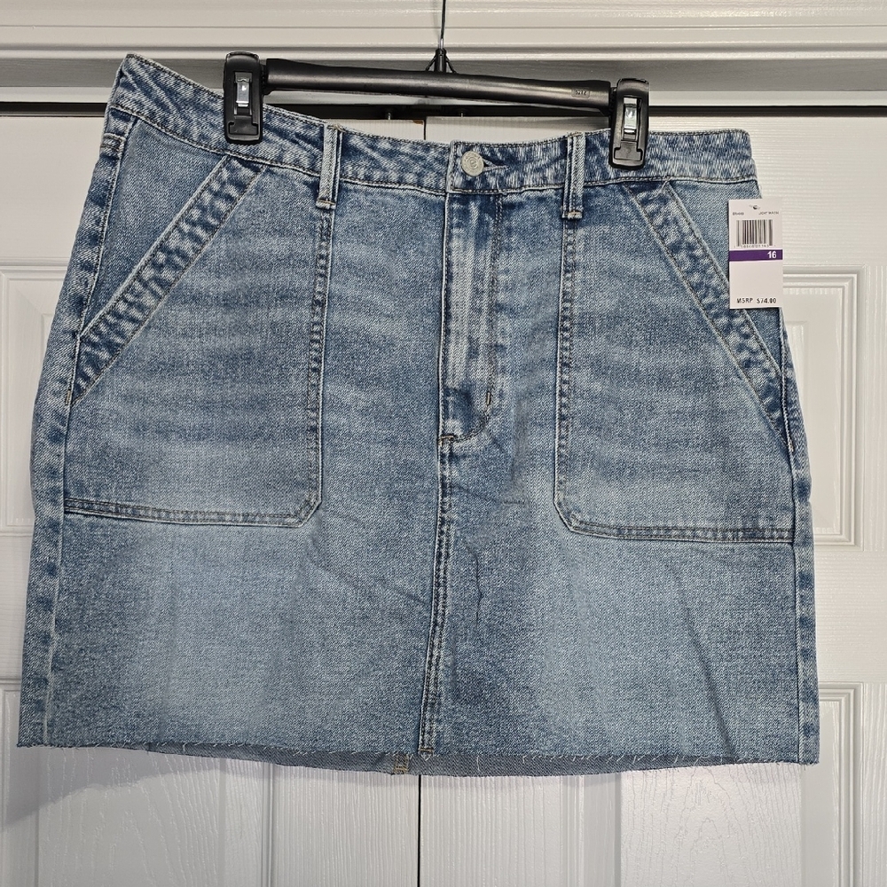 🆕️ Edited By Remi Bader Denim Mini Skirt
